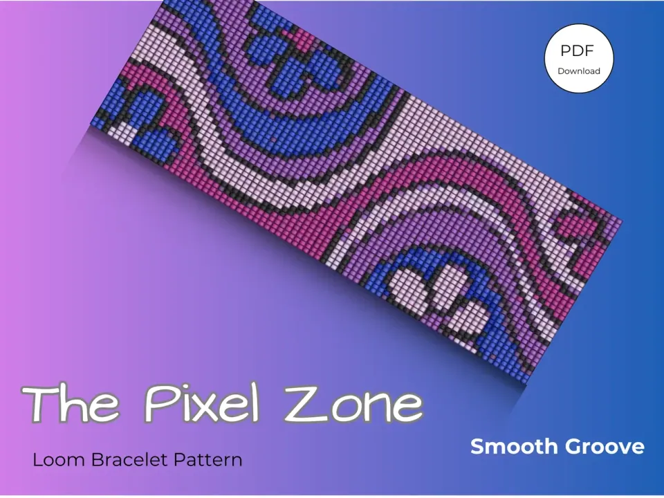 Smooth Groove loom pattern preview