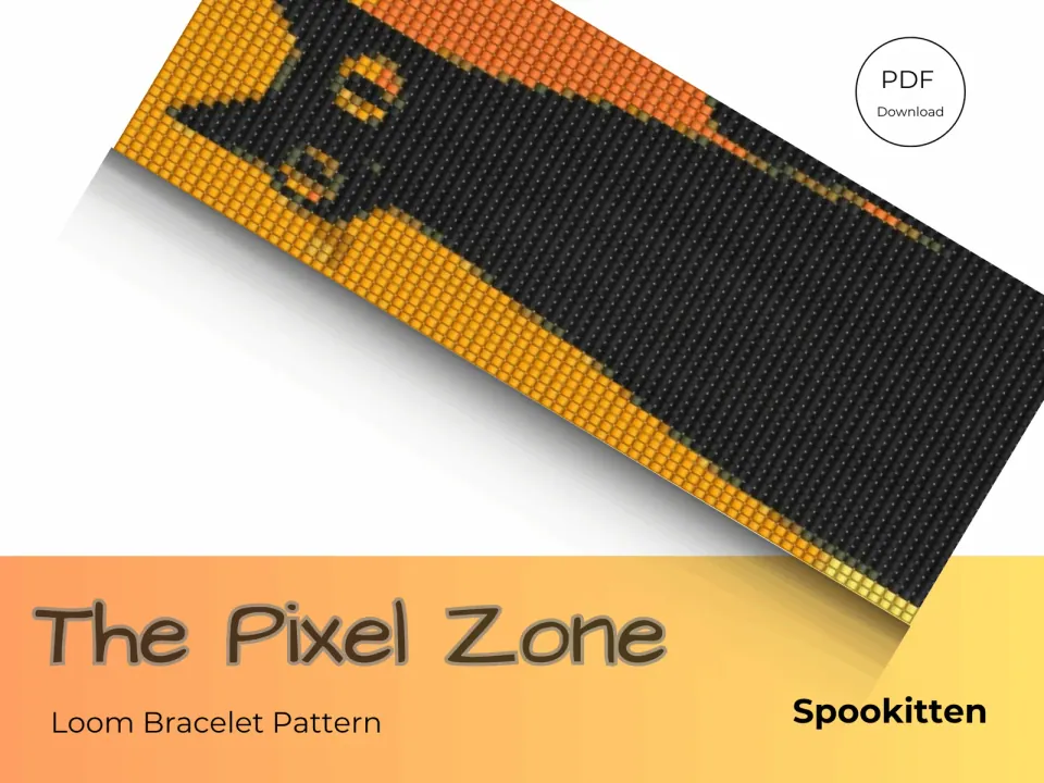 Spookitten loom pattern preview