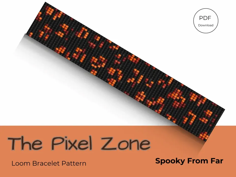 Spooky From Far loom pattern preview