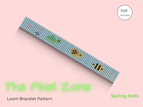Spring Pets pattern preview