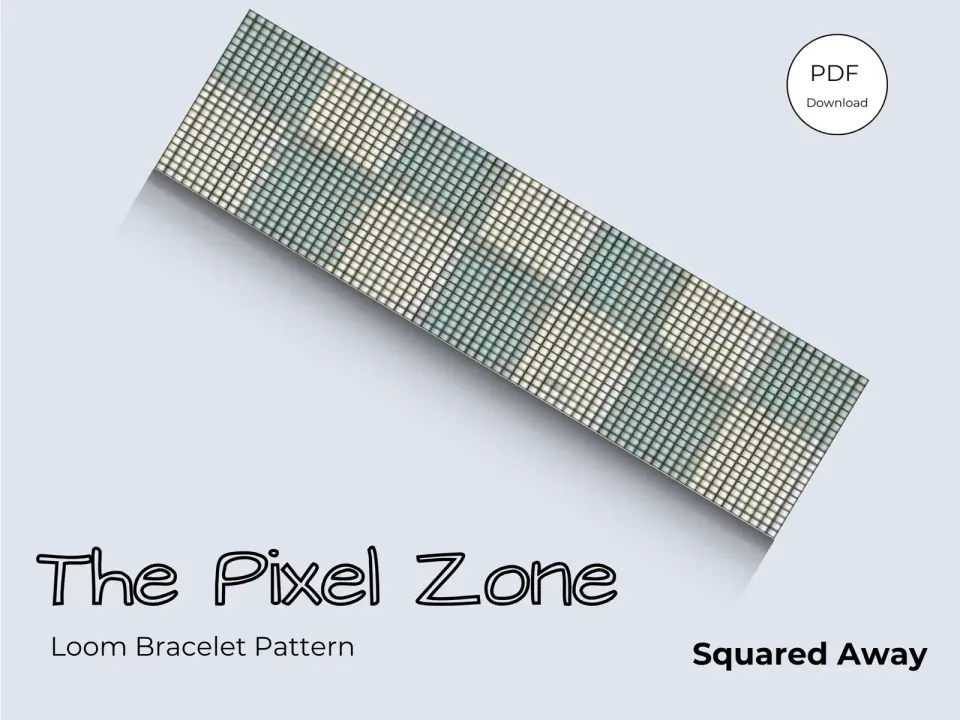 Squared Away loom pattern preview