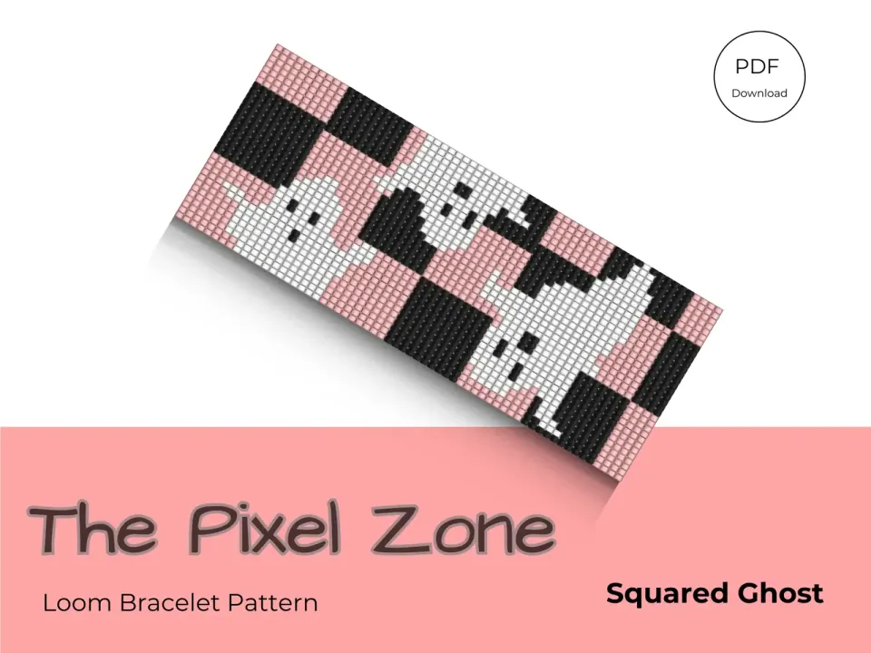 Squared Ghost loom pattern preview