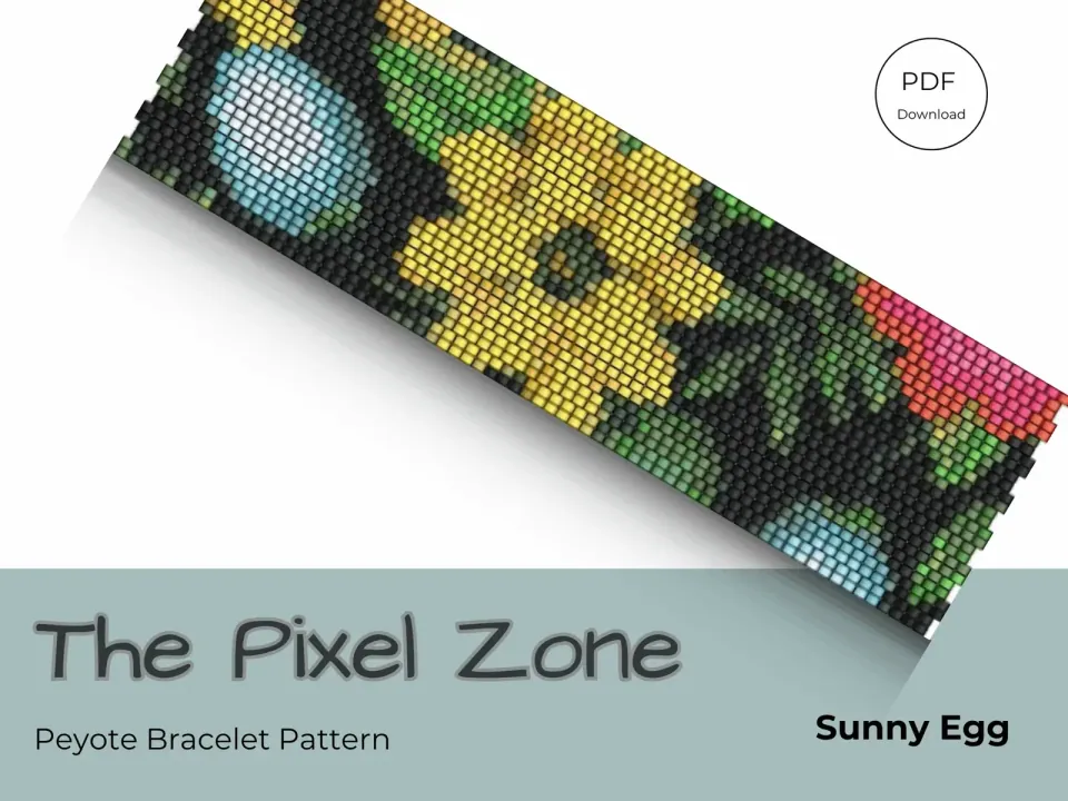 Sunny Egg (Peyote 2-drop) premium pattern