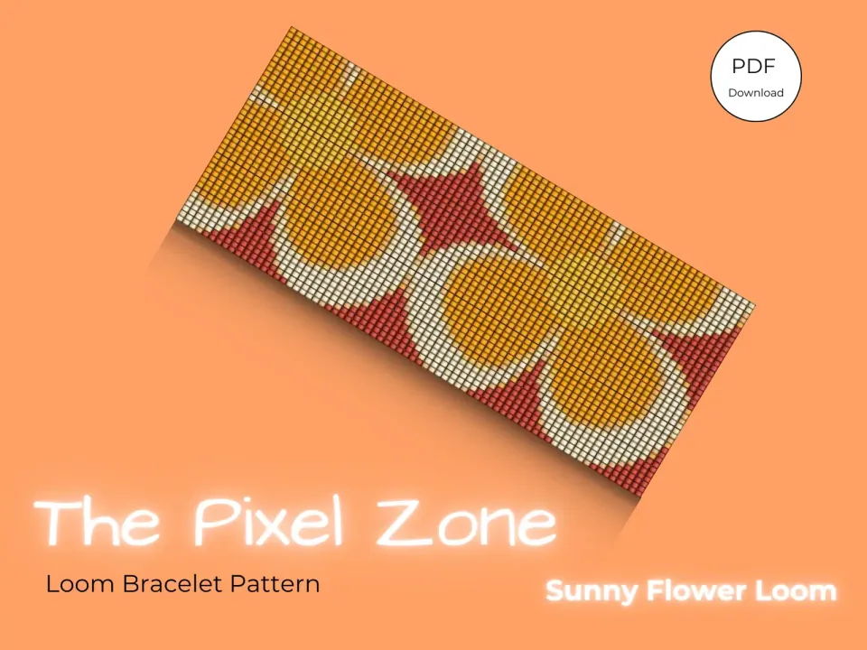 Sunny Flower loom pattern preview