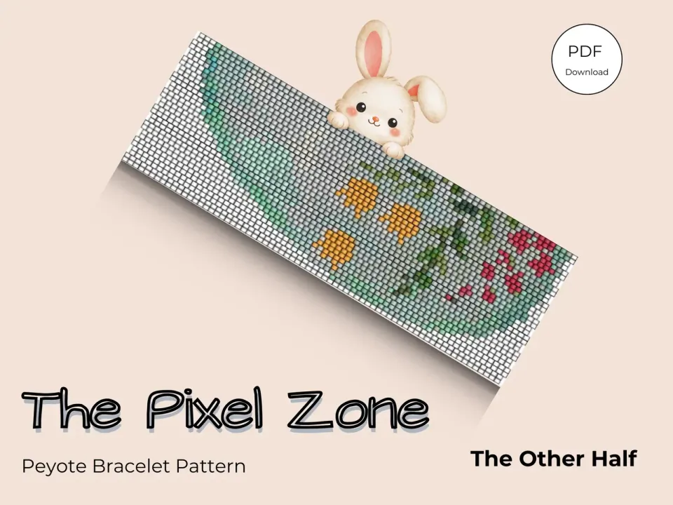The Other Half peyote 2-drop pattern preview