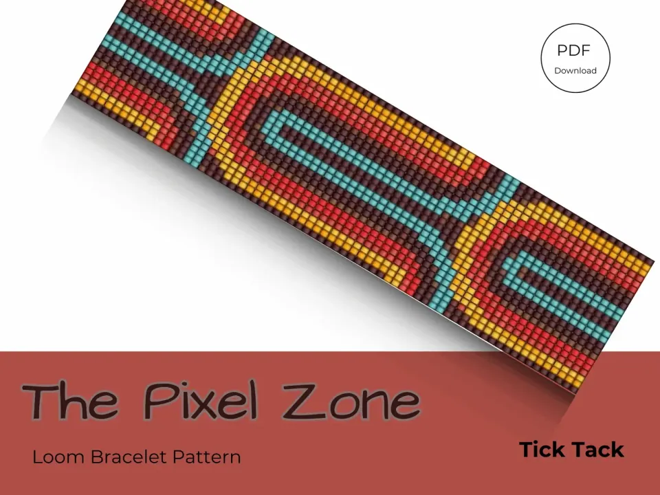 Tick Tack loom pattern preview