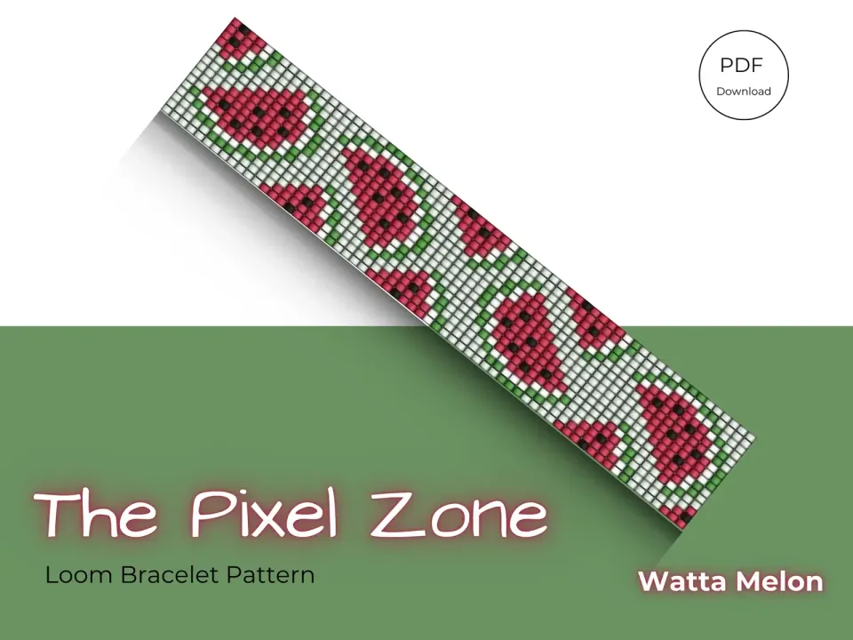 Watta Melon loom pattern preview