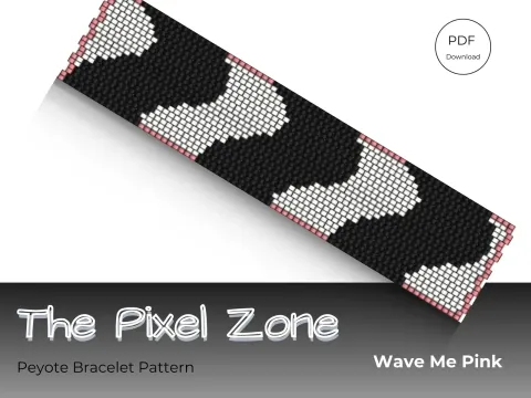 Wave Me Pink pattern preview